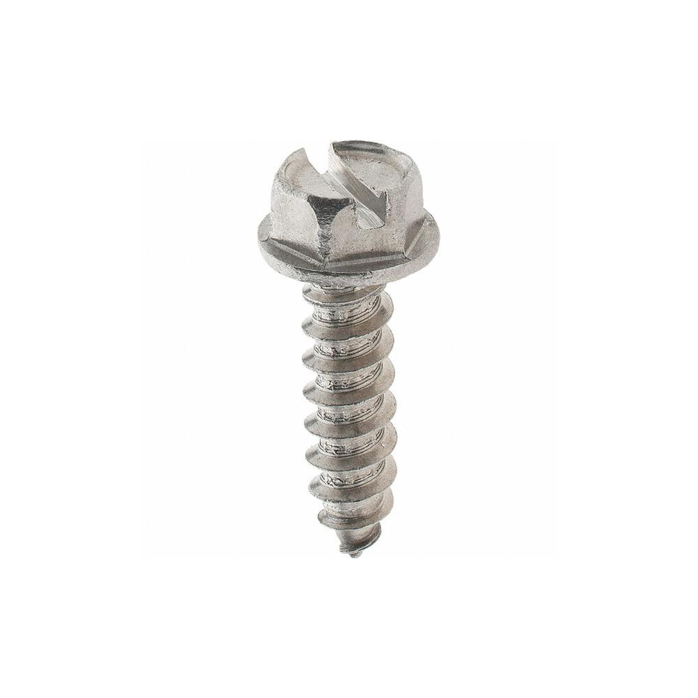 Value Collection 14 Hex Washer Head Slotted Sheet Metal Screw 51244861 MSC Industrial Supply