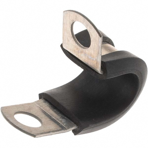 Worm Gear Clamp: SAE 6, 3/8 to 3/8" Dia, Aluminum Band