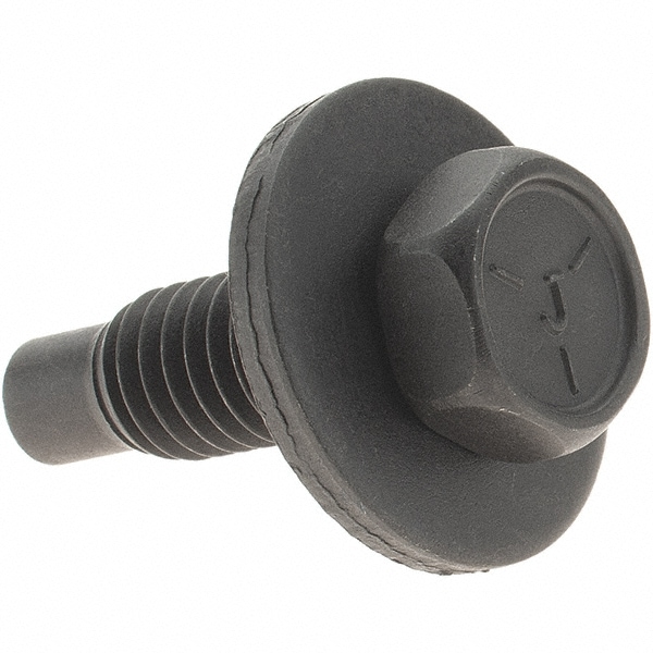 Hex Head Cap Screw: 3/8-16 x 1-3/16", Steel, Black Oxide Finish