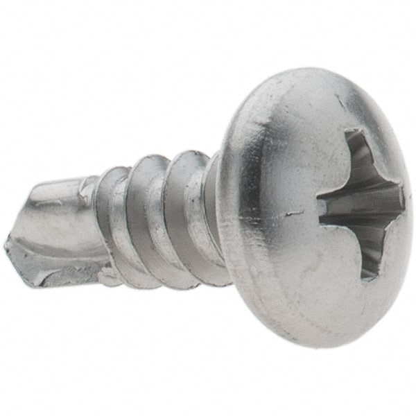10-24 x 1 Drilit Self-Drilling Screws for Wood-to-Metal Applications,  Phillips Wafer Head, #