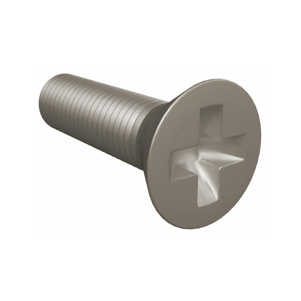 Machine Screw: #10-32 x 2" OAL, Flat Head, Phillips