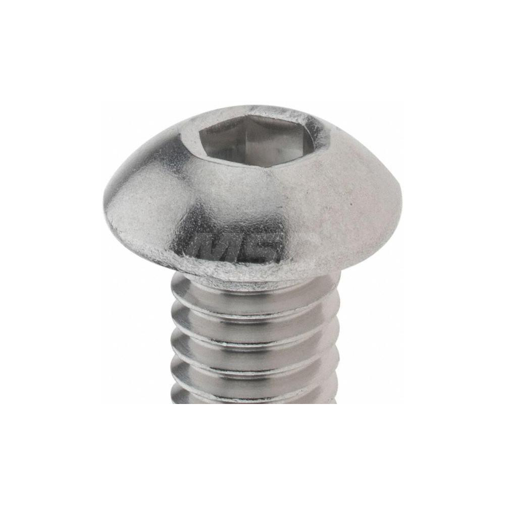Value Collection - Button Socket Cap Screw: 5/16-18, 3/4" Length Under ...