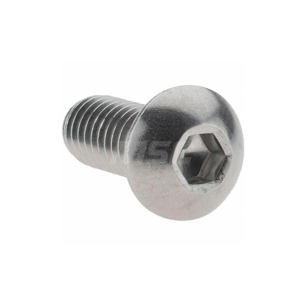 Value Collection - Button Socket Cap Screw: 5/16-18, 3/4" Length Under ...