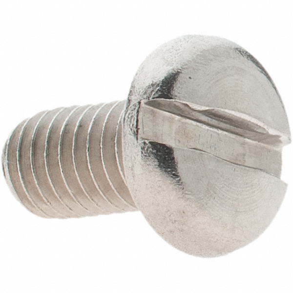 15-Pack #10-32 X 1" Fillister Head Slotted Machine Screws - 18-8 Stainless Steel