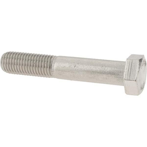Hex Head Cap Screw: 7/8-9 x 5", Grade 18-8 Stainless Steel
