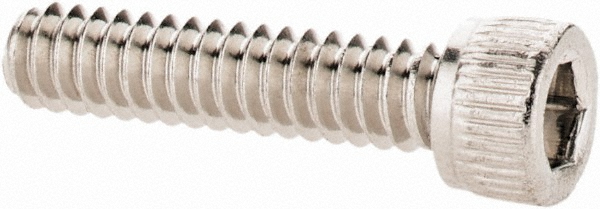 4-40 x 1/8 Button Head Socket Cap Screw, Allen Socket Drive, 18-8