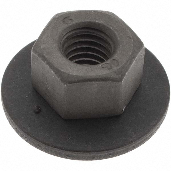 AuVeCo Products Hex Nuts With Lock Washers; Lock Washer Type