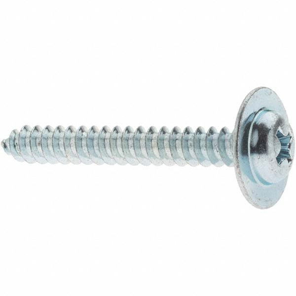 Sheet Metal Screw: #8, Round Head, Phillips