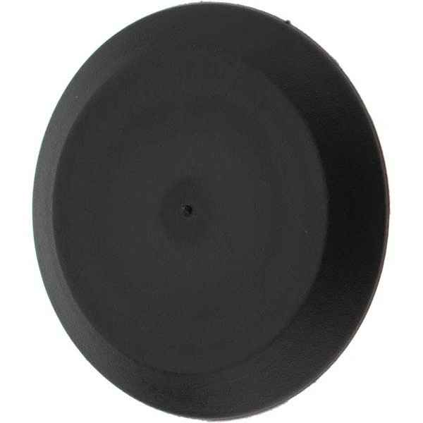 Finishing Plugs; Material: Polyethylene ; For Hole Size: 1in ; Color: Black ; Panel Thickness: 0.0600 to 0.0940; 0.060-0.094 ; Panel Thickness (Decimal Inch): 0.0600 to 0.0940