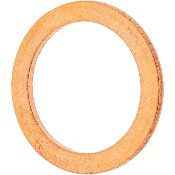 M16 Copper Crush Washer 16mm ID by 22mm OD by 1.5mm thick pack of 5 solid Cu 