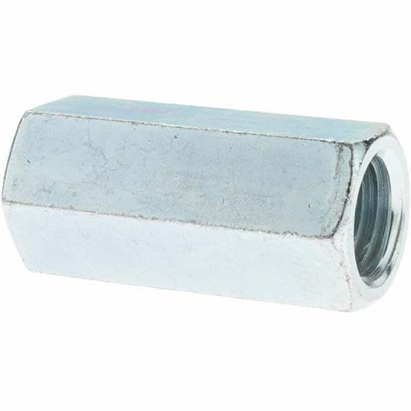 3/4-10 UNC, 2-1/4" OAL Steel Standard Coupling Nut