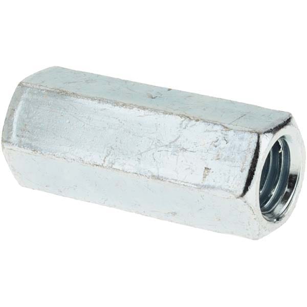 1/2-13 UNC, 1-3/4" OAL Steel Standard Coupling Nut