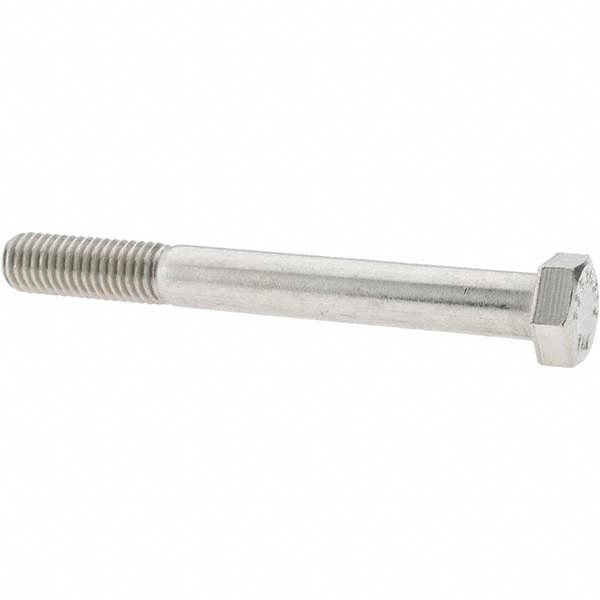 Hex Head Cap Screw: 1/2-13 x 4-1/2", Grade 316 Stainless Steel, Uncoated