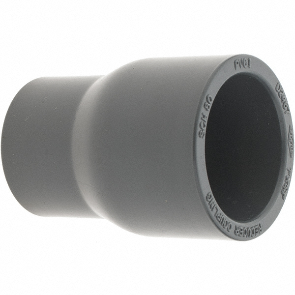 Value Collection 1 x 3/4" PVC Plastic Pipe Reducing Coupling 51260826 MSC Industrial Supply
