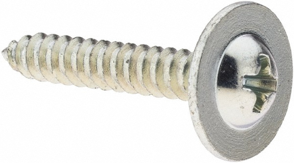 Sheet Metal Screw: #8, Round Head, Phillips