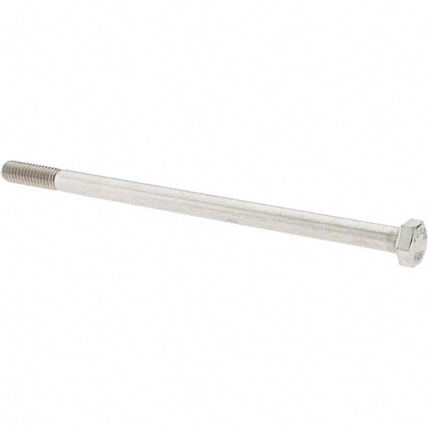 Hex Head Cap Screw: 5/16-18 x 6", Grade 18-8 Stainless Steel