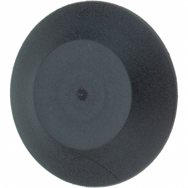 Finishing Plugs; Style: Button ; For Hole Size (Inch): 1/2 ; Panel Thickness (Gauge): 14 to 16 ; Material: Plastic ; Panel Thickness: 14 to 16 ; Color: Black