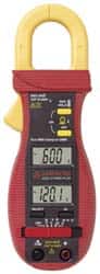 HVAC Clamp Meter: CAT III, 1.0236" Jaw, Clamp On Jaw