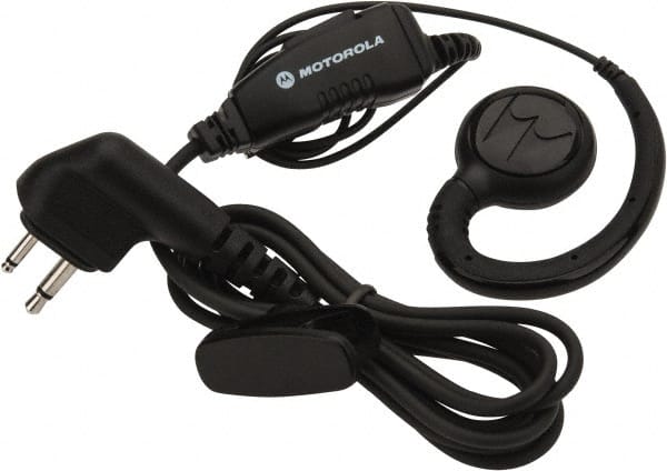 Lightweight Swivel, In-Line & Push to Talk Microphone Earpiece with Microphone