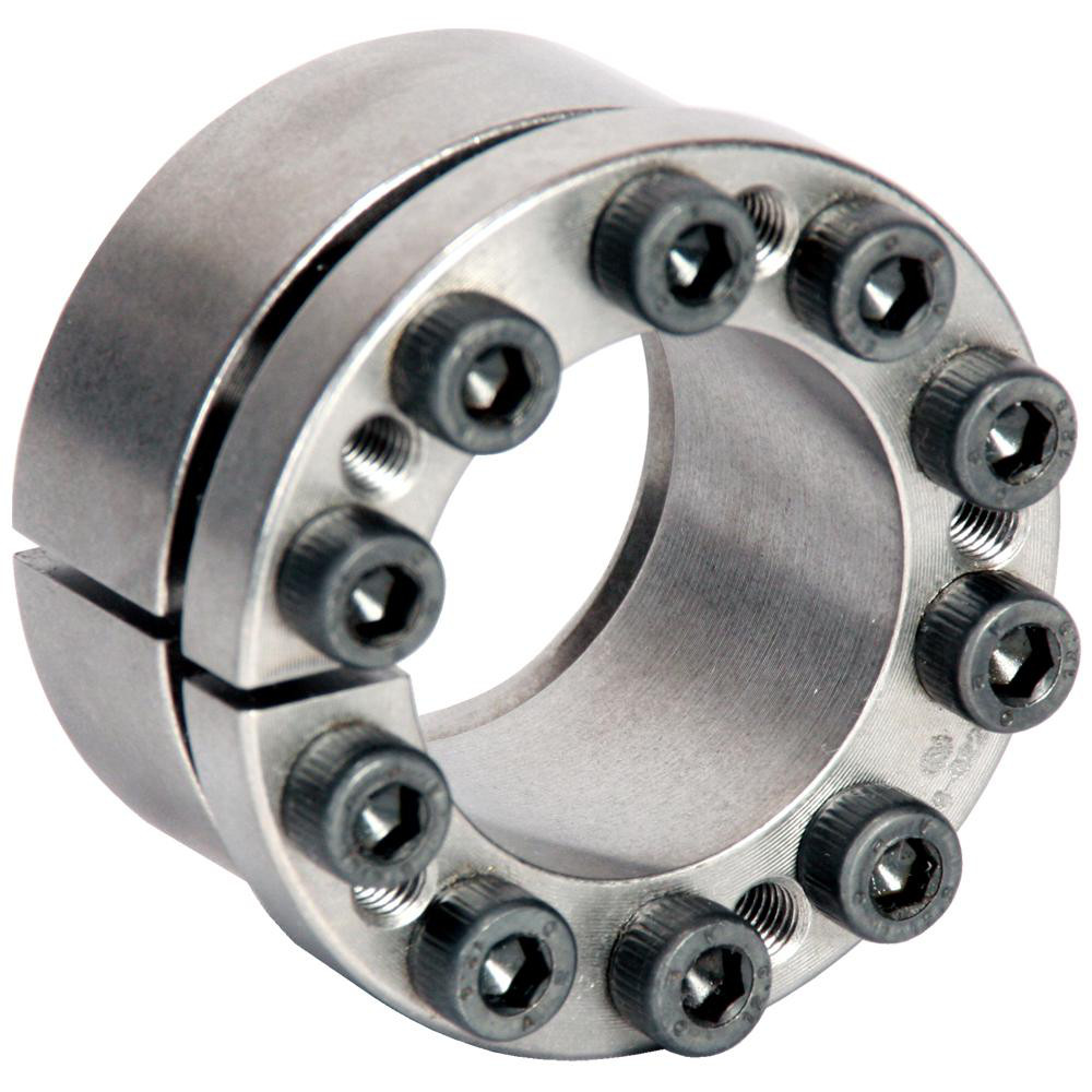 M4 Thread, 16mm Bore Dia, 1-3/16" OD, Shaft Locking Device - 6 Screws, 3,286 Lb Axial Load, 1-5/16" OAW, 0.472" Thrust Ring Width, 1,035 Ft/Lb Max Torque