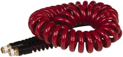 PRO-SOURCE 5510014115PRO Coiled & Self Storing Hose: 1/4" ID, 15 Long, Male Swivel x Male Swivel Image