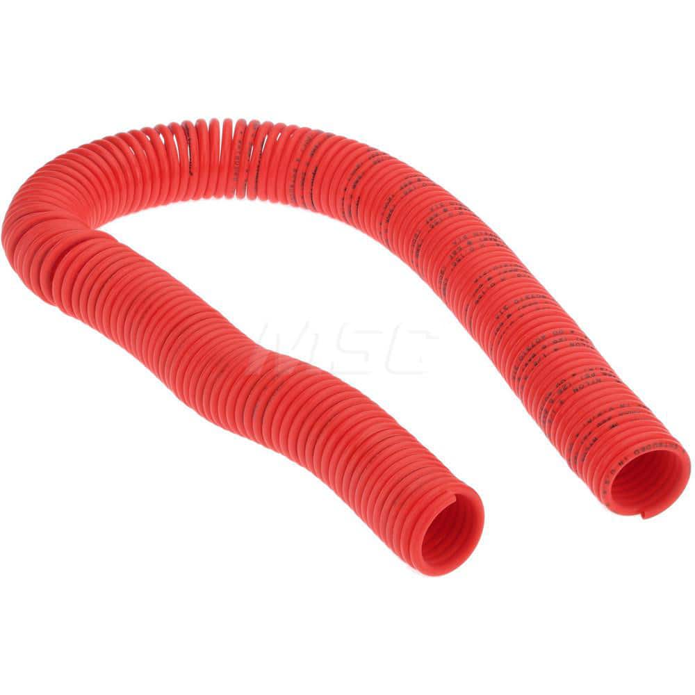 Coiled & Self Storing Hose: 1/8" ID, 50' Long