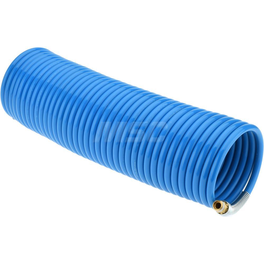 PRO-SOURCE 5530038350PRO Coiled & Self Storing Hose: 3/8" ID, 50 Long, Male Swivel x Male Swivel Image