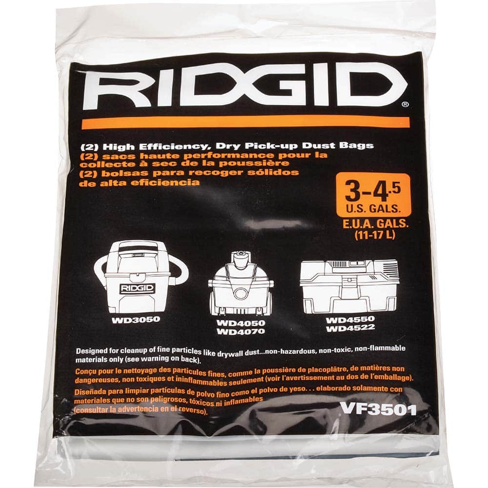 RIDGID High-Eff. Wet/Dry Vac Dust Bags for 5-8 Gal. Shop-Vac Brand