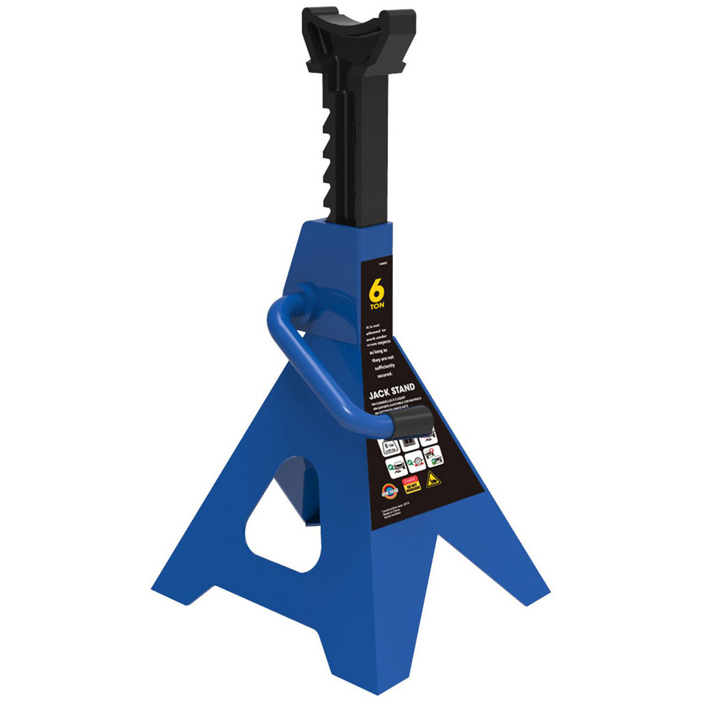 PRO-SOURCE - 12 Ton Load Capacity Ratcheting Jack Stand, 1 Pair