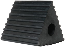 Rubber Wheel Chock: 5-1/8" OAL