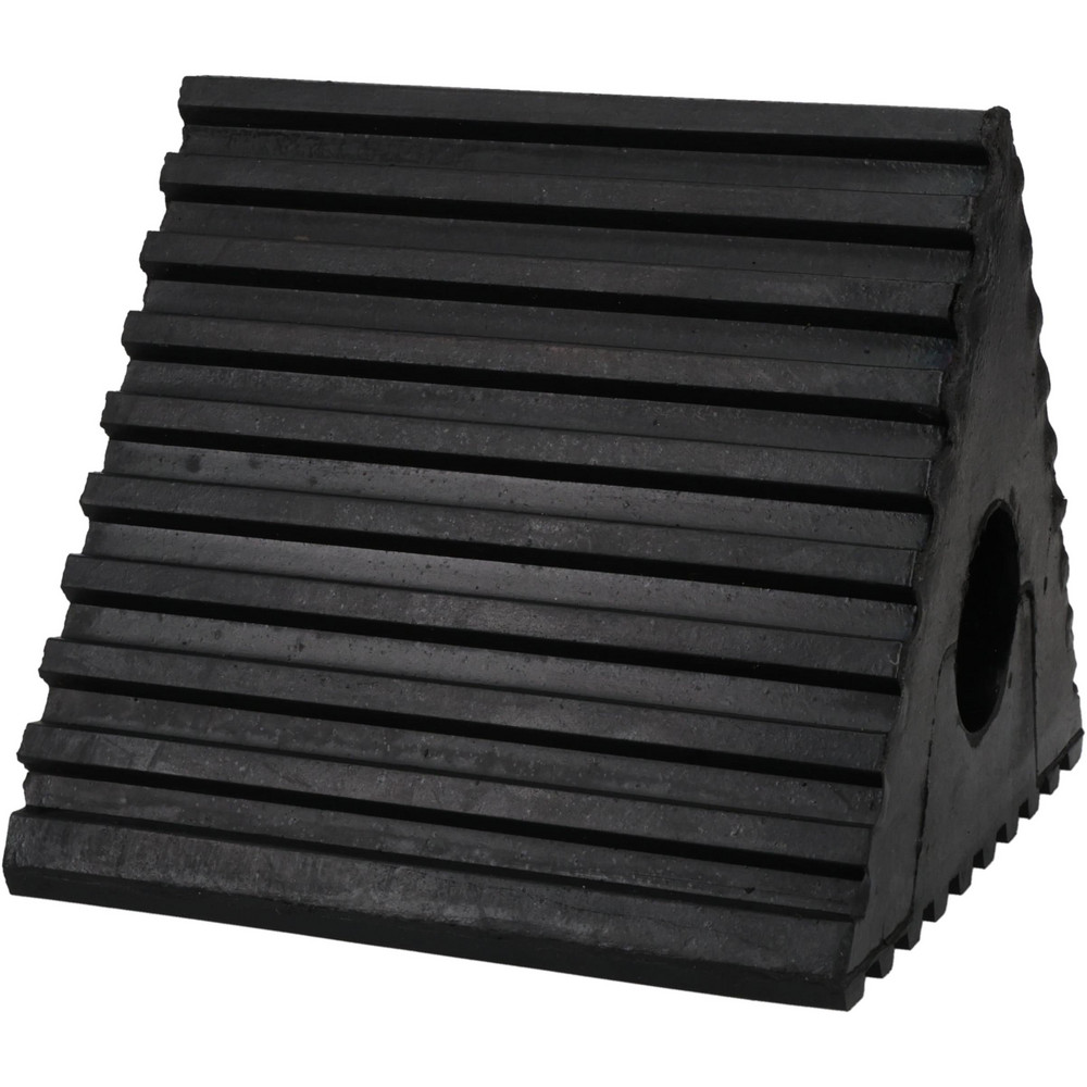 Rubber Wheel Chock: 5-1/8" OAL