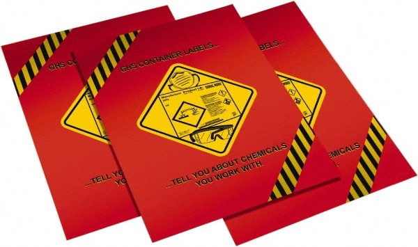 Marcom B0001560EX Pack of 15 GHS Container Labeling Training Booklets Image