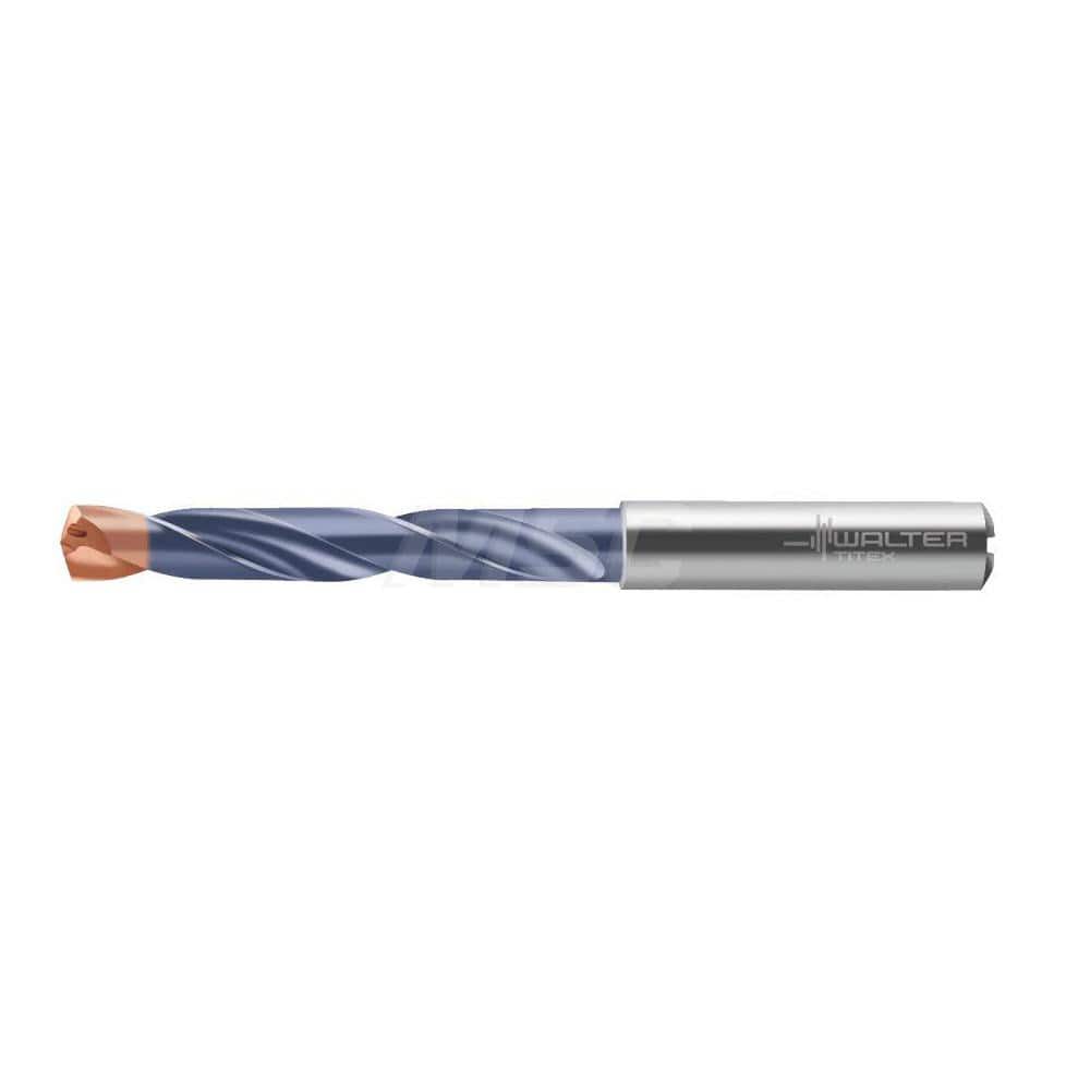 Walter-Titex 5337080 Jobber Length Drill Bit: 0.375" Dia, 140 °, Solid Carbide 