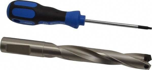 Guhring 9041080175000 Replaceable Tip Drill: 17.5 to 17.99 mm Drill Dia, 93.4 mm Max Depth, 18 mm Shank 