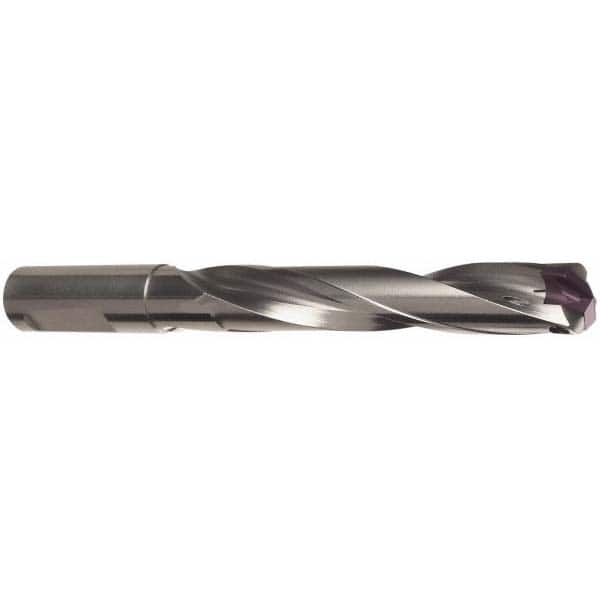 Guhring 9041080160050 Replaceable Tip Drill: 0.63 to 0.649 Drill Dia, 3.3819" Max Depth, 0.6252 Shank 