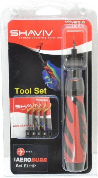 Shaviv 155-00232 Hand Deburring Tool Set: 7 Pc, Aeroburr Set 