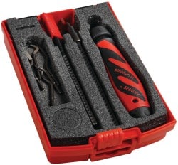 Shaviv 154-00036 Hand Deburring Tool Set: 11 Pc, Deburring & Scraping & High Speed Steel 