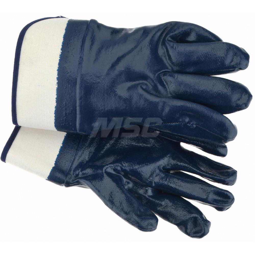 General Purpose Work Gloves: X-Large, Nitrile Coated, Jersey