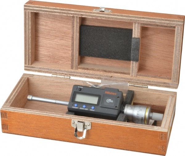 Electronic Inside Micrometer: 0.3500 to 0.4250", IP65