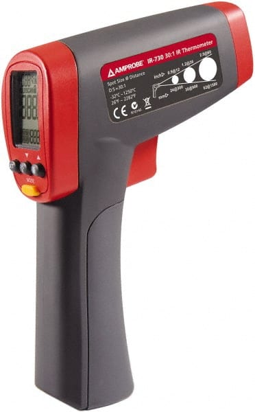 -32 to 1250°C (-26 to 2282°F) Infrared Thermometer