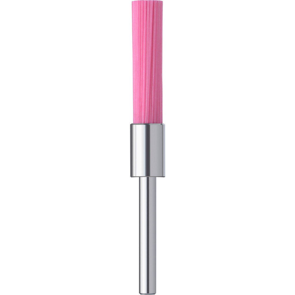 Noga MT End Brush: 5 mm Dia, Ceramic, Flat Faced & Straight Wire - 20 mm Trim Length, 3 mm Shank Dia, 12,000 Max RPM | Part #UF4750