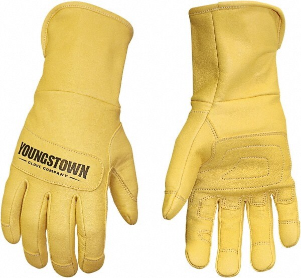 Size L, Leather or Synthetic Leather, Arc Flash Gloves