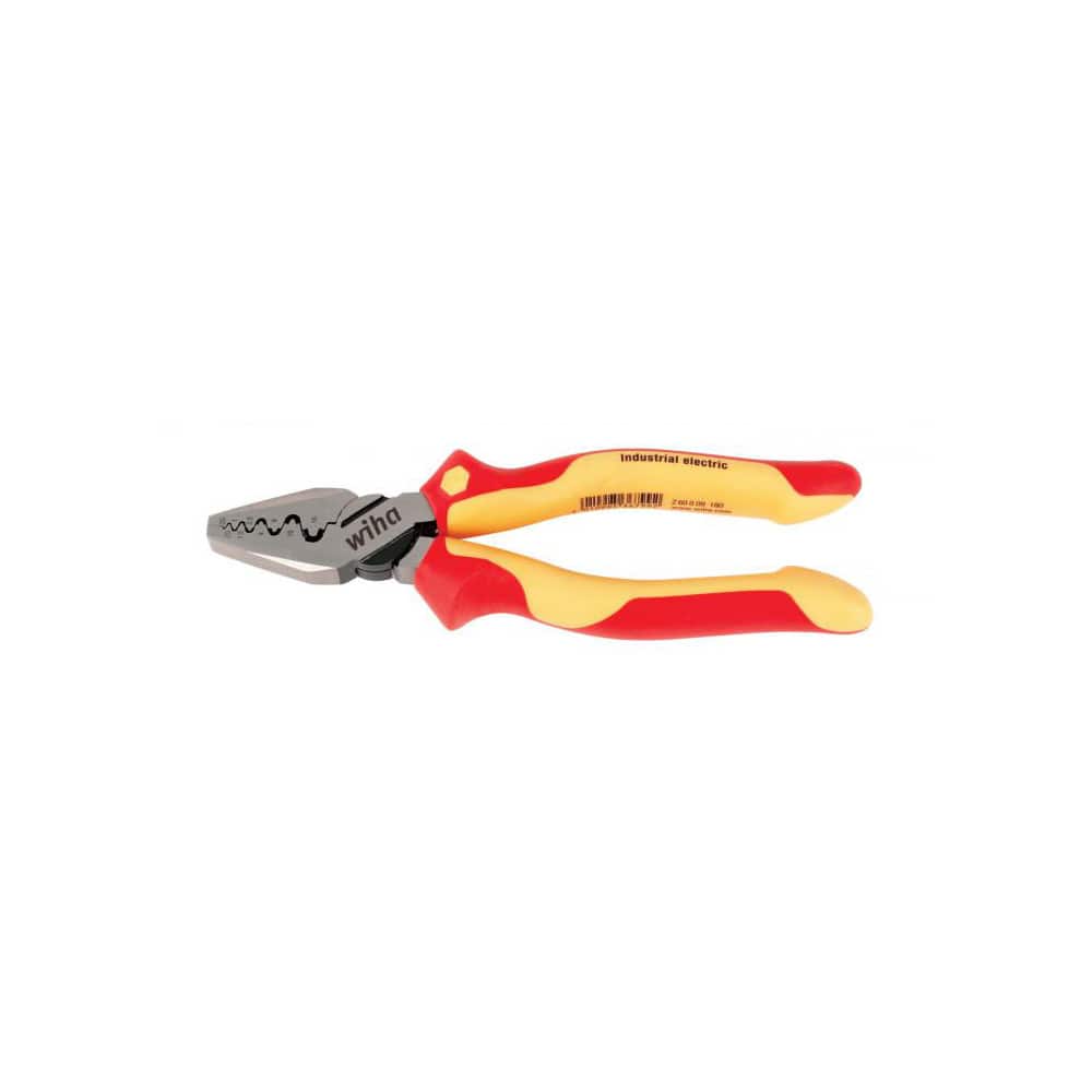 Crimpers; Handle Style: Cushion; Ergonomic ; Crimper Type: Crimping Plier ; Maximum Wire Gauge: 6AWG ; Capacity: 6-30 AWG ; Jaw Depth (Decimal Inch): 1.6500 ; Insulated: Yes
