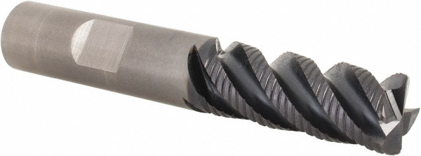 Kennametal 3331486 Corner Radius End Mill: 1/2" Dia, 1-1/4" LOC, 0.04" Radius, 4 Flutes, Solid Carbide Image