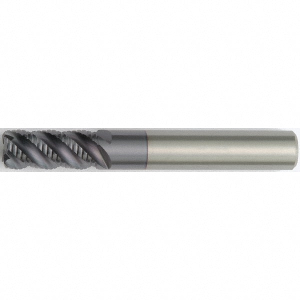 Kennametal 3331489 Corner Radius End Mill: 5/8" Dia, 1-1/4" LOC, 0.04" Radius, 6 Flutes, Solid Carbide Image