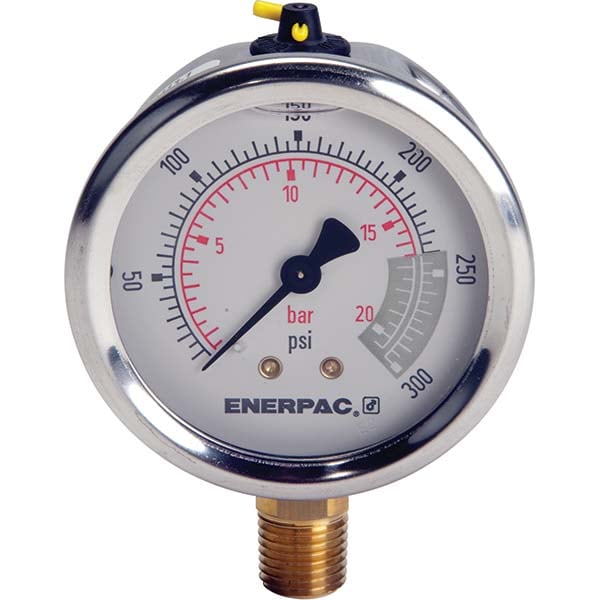 300 psi Glycerine-Filled Hydraulic Pressure Gauge