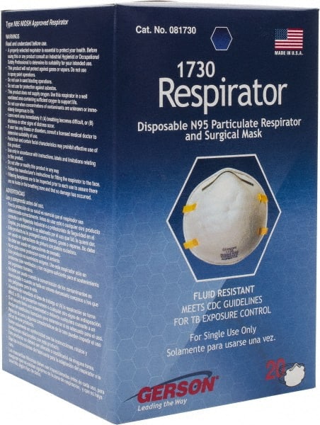 Disposable Particulate Respirator: Size Universal