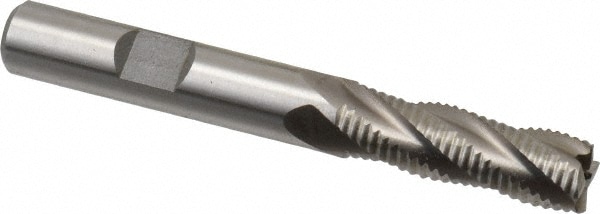 Value Collection 724-2086 Square End Mill: 3/8 Dia, 1-1/8 LOC, 3/8 Shank Dia, 2-15/16 OAL, 4 Flutes, Cobalt Image