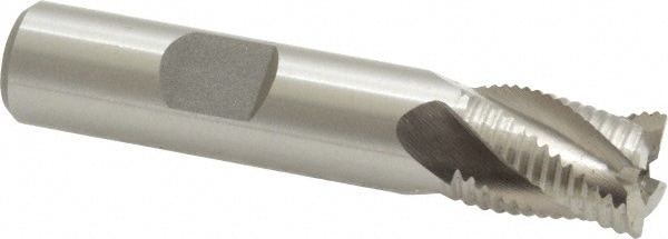 Value Collection 724-2110 Square End Mill: 1/2 Dia, 5/8 LOC, 1/2 Shank Dia, 2-5/8 OAL, 4 Flutes, Cobalt Image