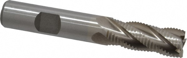 Value Collection 724-2116 Square End Mill: 1/2 Dia, 1-1/4 LOC, 1/2 Shank Dia, 3-1/4 OAL, 4 Flutes, Cobalt Image